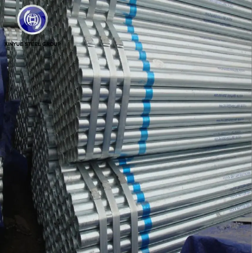 BS Pre-Galvanized steel pipe Scaffolding round pipe for building ASTM pre galvanized steel pipe