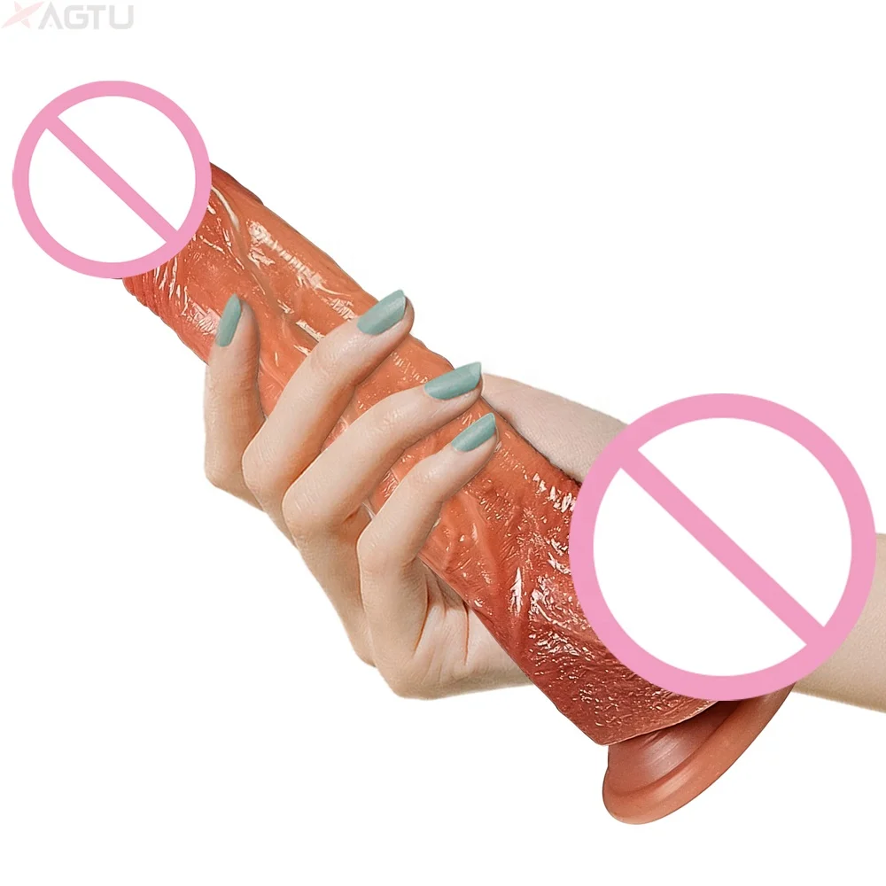 Factory Wholesale Thrusting Liquid Silicone Dildo Vibrators Sex Toys for Female Masturbation Telescopic Vibrator Adult Toys