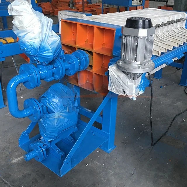 One Time Plate Pulling Hydraulic Press Filter,  Chamber Filter Press Machine for Stone Factory Wastewater Treatment