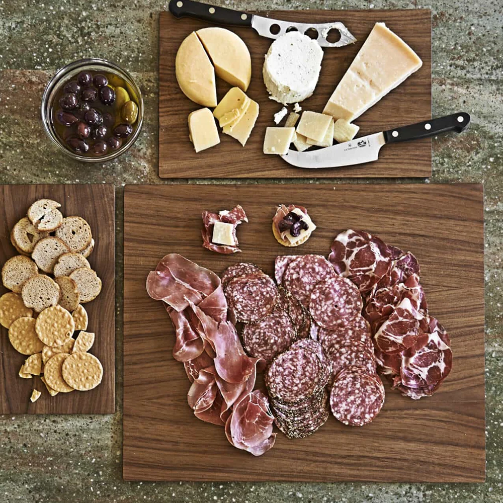 walnut chopping board-brown meat cutting board dark brown