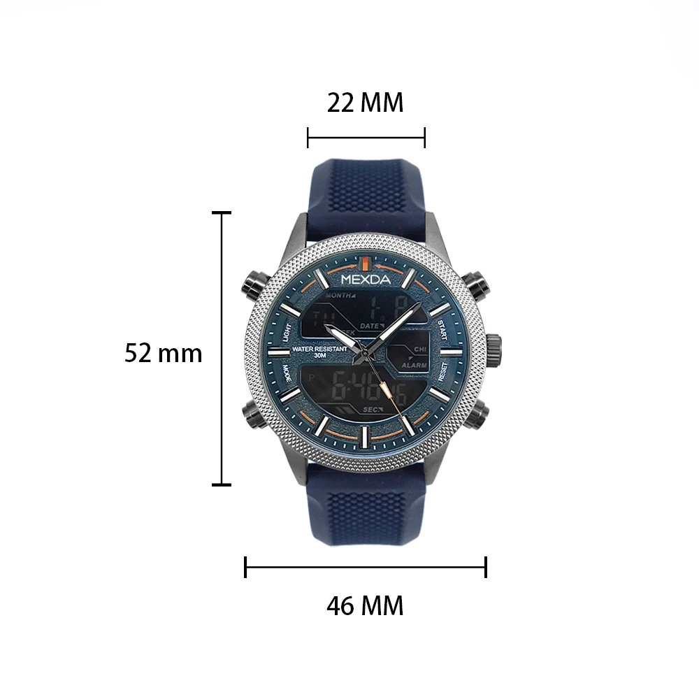 Mexda Cheap Price Watches Men Wrist Leather Fashion Simple Wrist Watches for Men Sport Glass Digital Silicone Round Mix