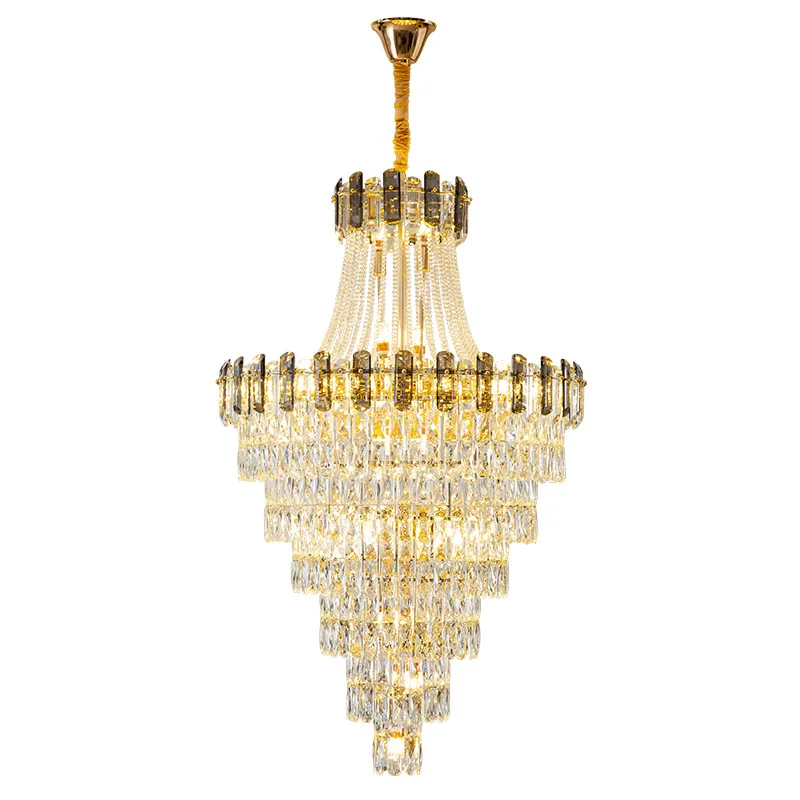 Hot Sale Dubai Style Foucaults Iron Orb Crystal Chandelier Ceiling Fan