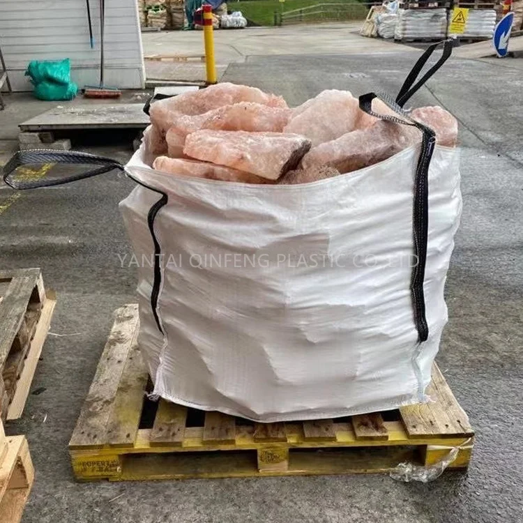 1ton plastic pp woven fibc bulk big jumbo fibc bulk package bag for sand crushed stone building material Granules