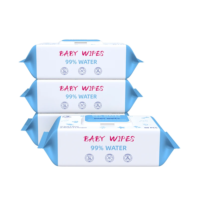 Weifang yujie alcohol free baby wet wipes with aloe vera and Vitamin E