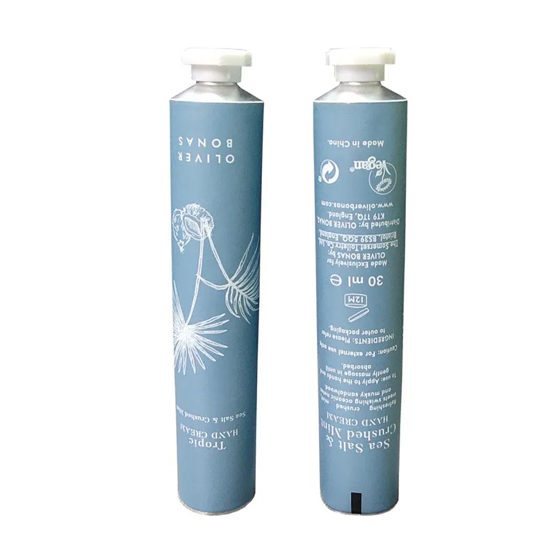 Personalized Aluminium Tube Creams Packaging Cleansing Milk Face Wash Bang Body Collapsible Tubes Cosmetics 100g 3.3oz