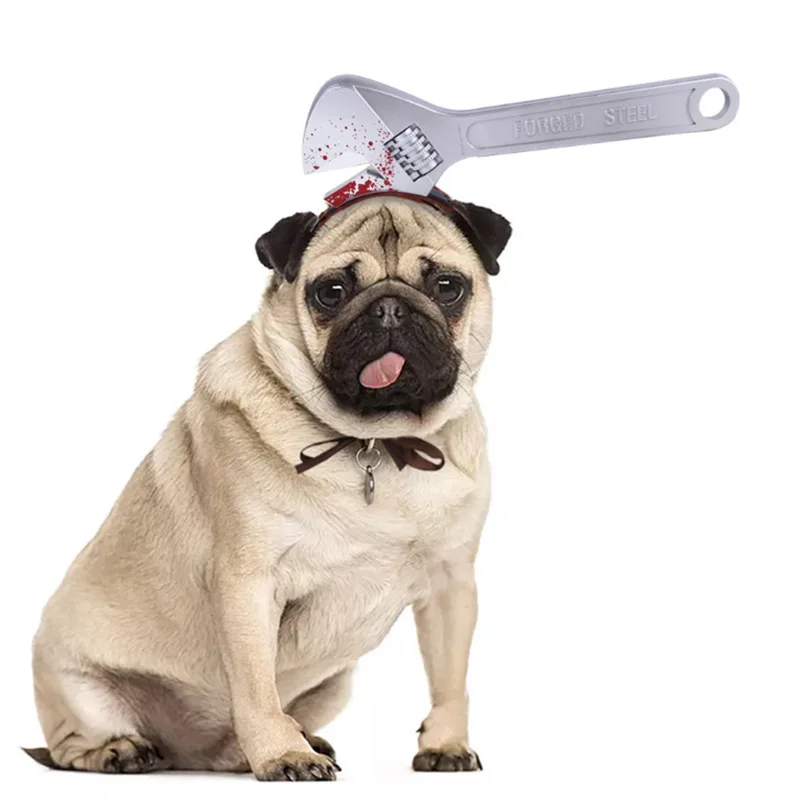 Halloween Dog Supplies Play Pranks Headband Hat Pet Christmas Cool Dog Costume Cute Headwear Accessories