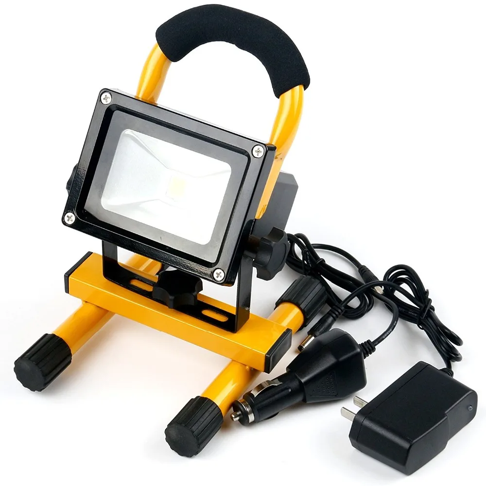 Portable Rechargeable 14.8V 8800mAh Battery Powered 50W Outdoor Camping Emergency LED Flood Work Light for Car Vessel