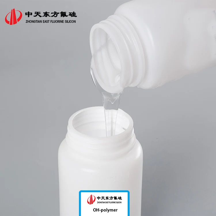 Clear And Cheap RTV SiliconeRubber Liquid /  OH-polymer 107