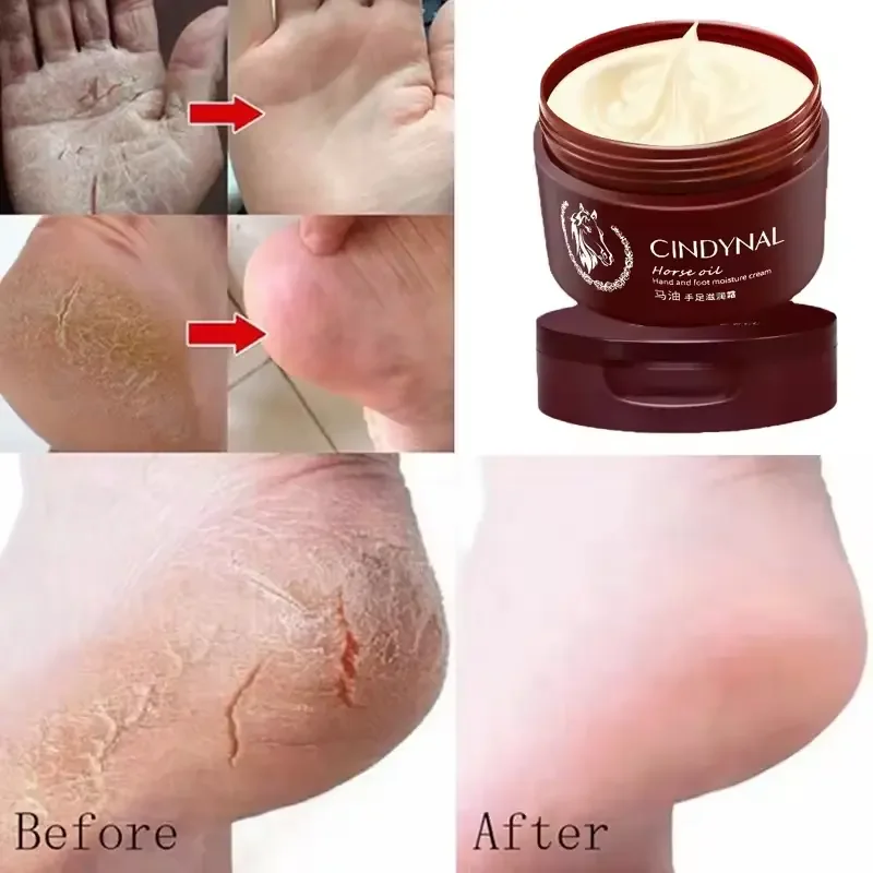 Horse oil foot cream comfortable, moisturizing, skin care, hydration wholesale price