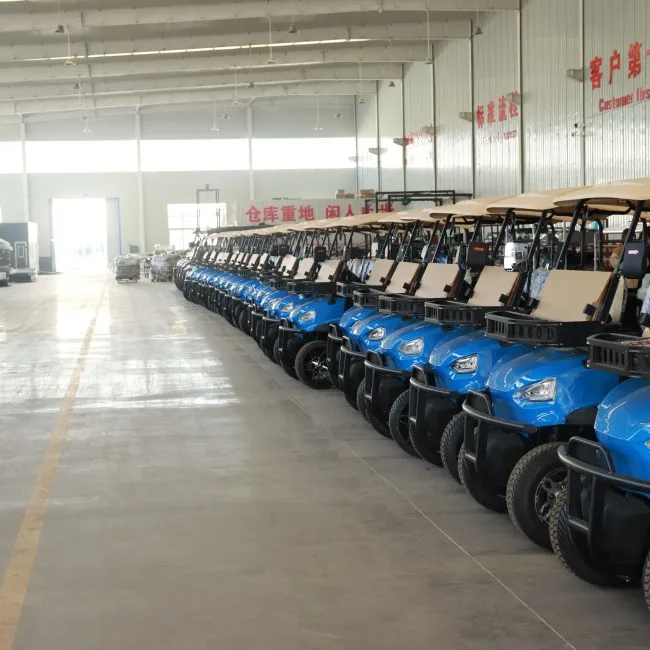 Hot selling 4 Person 72v electric lifted golf cart off road buggy with lithium battery