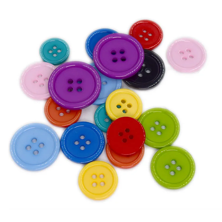 YYX wholesale designer fancy custom logo plastic clothing buttons shirt sewing button for shirt
