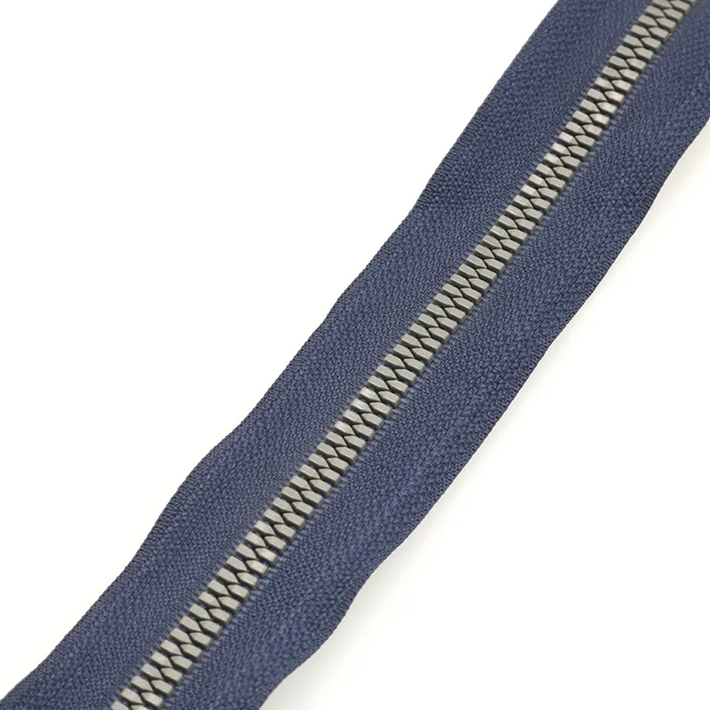 High Quality Good price Close End Resin Zipper Dark Blue Plastic Zipper for Clothing Coat