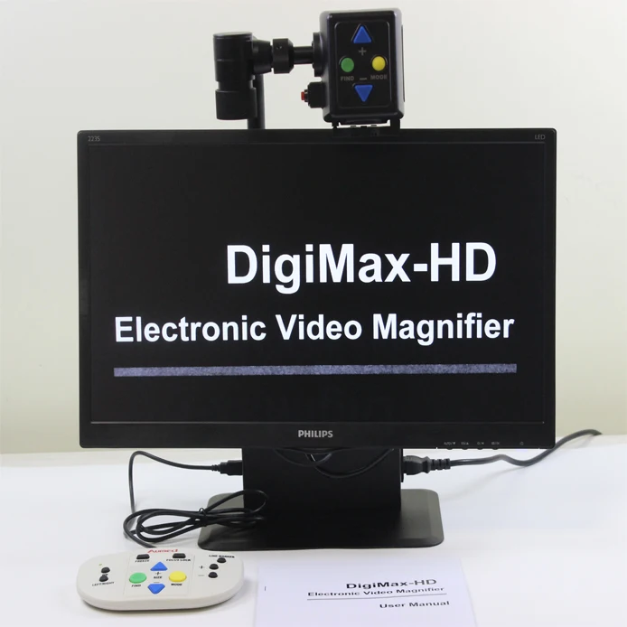 25% экономичная электронная настольная увеличительная видеокамера DigiMax-HD с технологией HD для людей низким