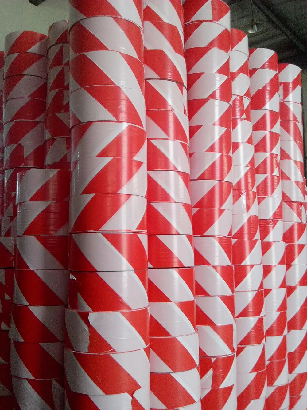 Warning Tape 80mic White Underground LDPE 300m Supplier Marking Black and Yellow Color Printable China Factory