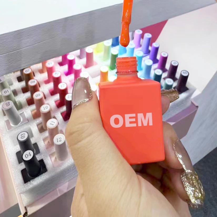 3000 Colors Custom Logo Nail Gel Polish Hema Free Set Kit Enamel Varnish Color Soak Off Led Uv Gel Nail Polish for Nail Art
