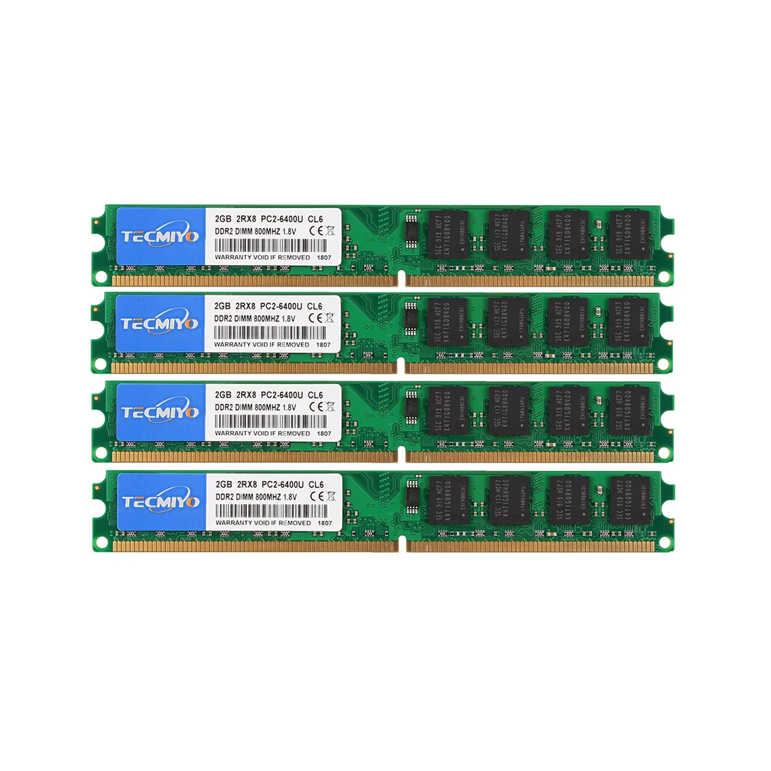 Заводская цена DDR2 2GB memoria RAM PC2 6400U 800MHZ UDIMM PC Ram память совместима со всеми материнскими