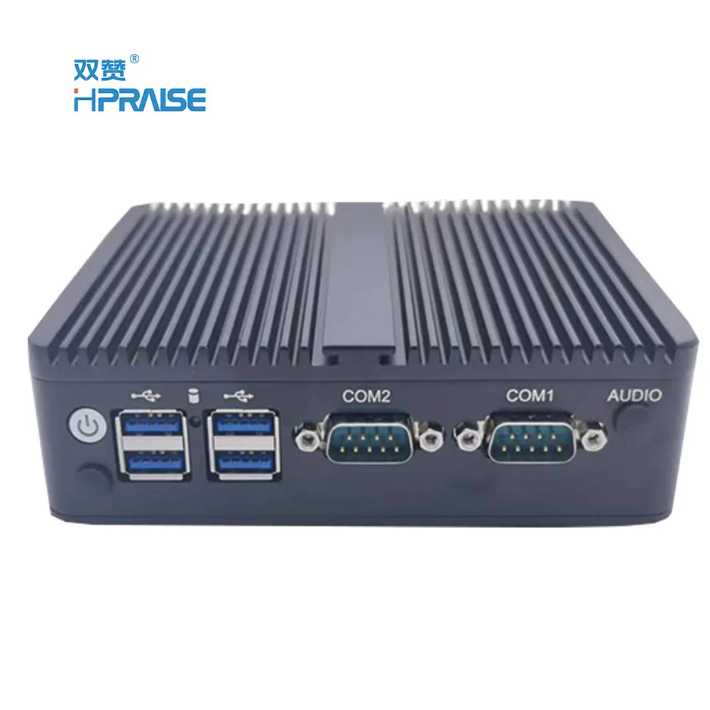 Pfsense межсетевой маршрутизатор J4125 J1900 безвентиляторный промышленный мини-ПК 120 мм * 6 USB 4