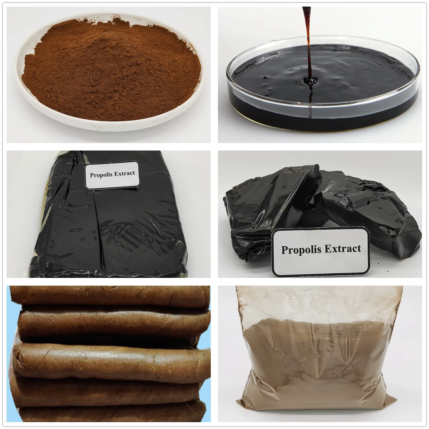 Nature brown color propolis extract 5:1 bee propolis extract powder 60% 70% 80% with 10% 20% flavonoids