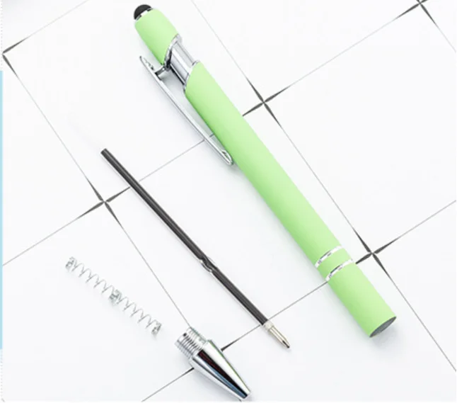 Custom Design Fashion Office School Writing Gift Set 2 In1 Stylus Ballpoint Metal Pen