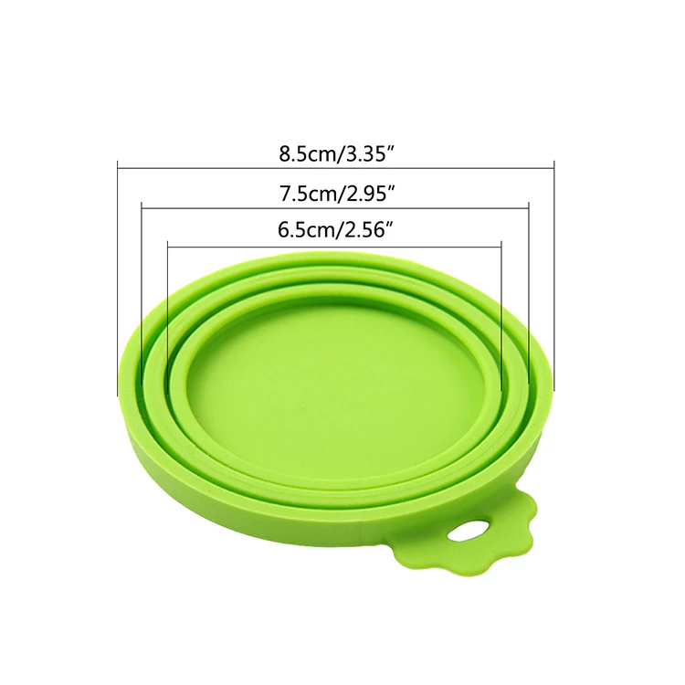 Pet Supplies Shopify Purchasing Agent Portable Silicone Dog Cat Canning Lid Pet Food Cover Storage Freshness-keeping Lid