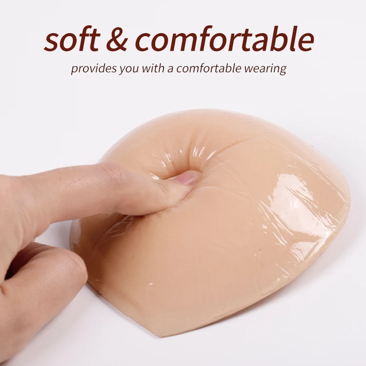 Thicken Cup Adhesive Strapless Push Up Bra Pad Insert For Bikini