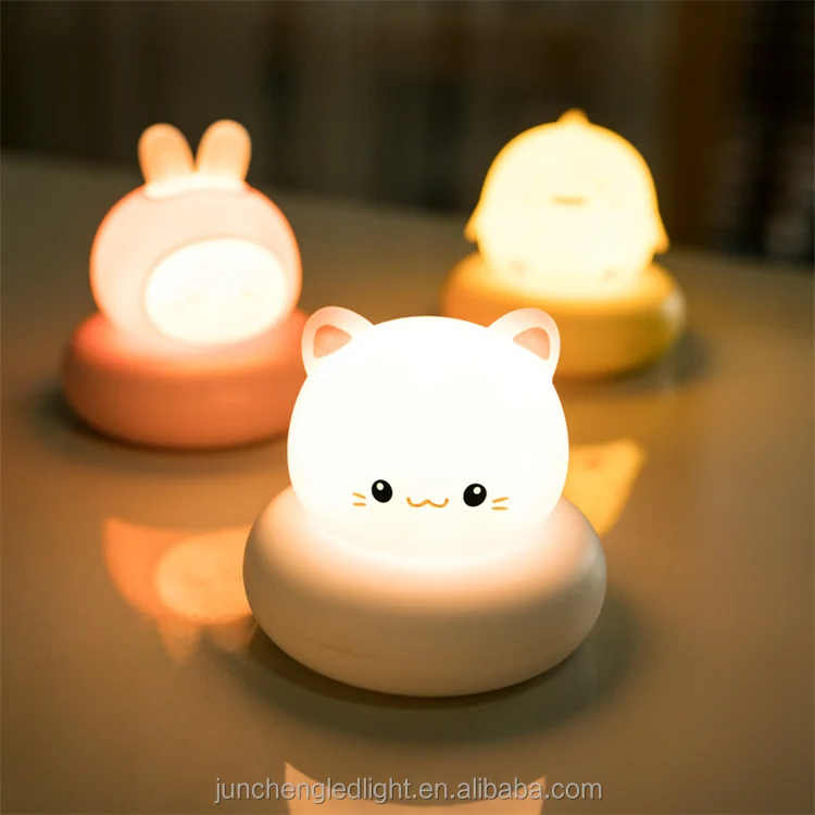 Decoracion de Navidad Cute Cartoon Patting Induction Led Lamp