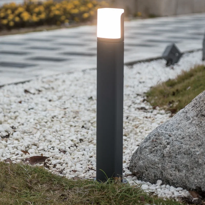 Modern Outside Garden Porch Outdoor  Waterproof  LED GU10 E27 Light IP54 Lawn bollard Lamp pillar lamp decorative illumination