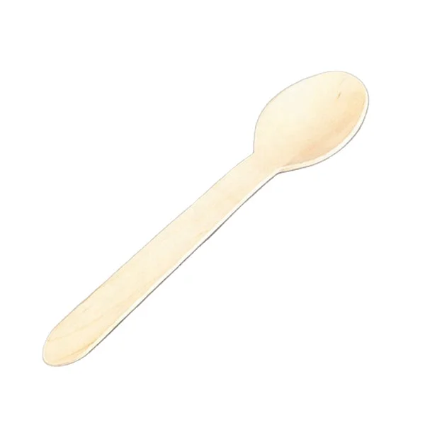 Disposable Wooden Tableware 14 cm 16 cm Fork Knife and Wooden Spoon