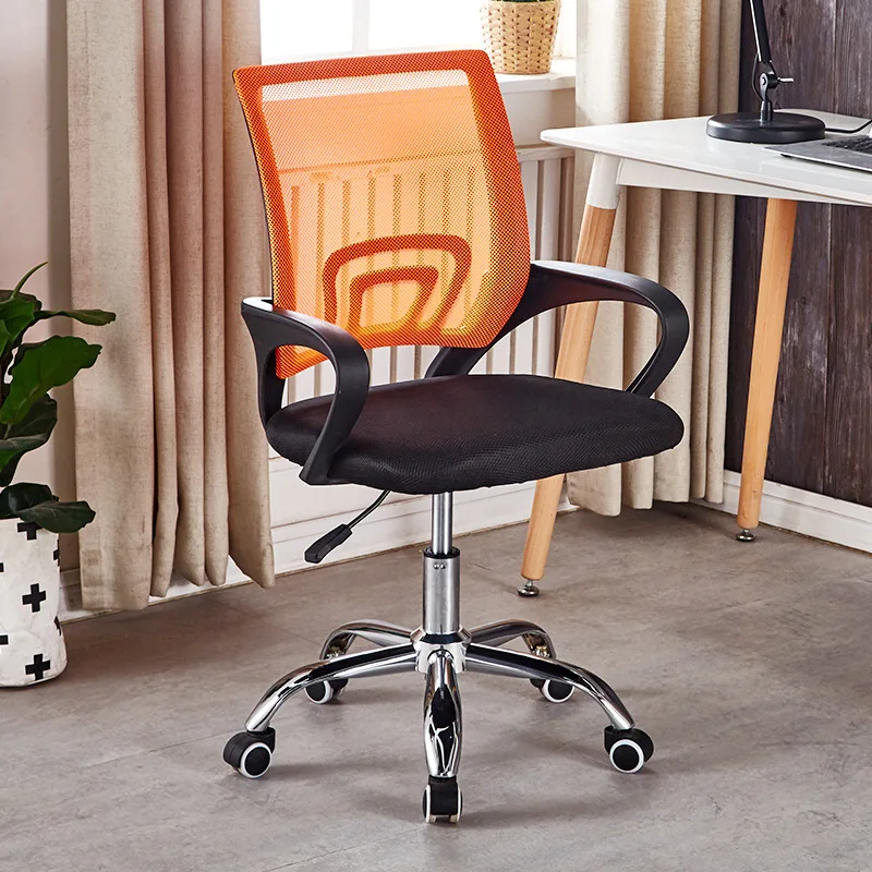 Good quality adjustable height movable and leaning office chair bank chair comfortable armchair