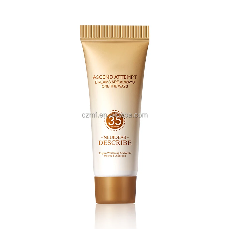 Private Label Face Skin Care Water Based Sunscreen SPF 50+ Lightweight Whitening UV Protection Physical Sunscreen Lotion Cream