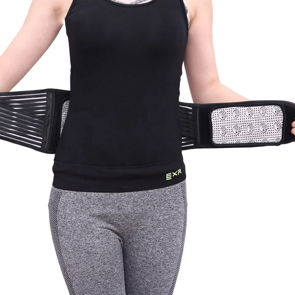 Tourmaline Products Self-heating Magnetic Waist Back Support Belt Lumbar Brace Waist Support Belt