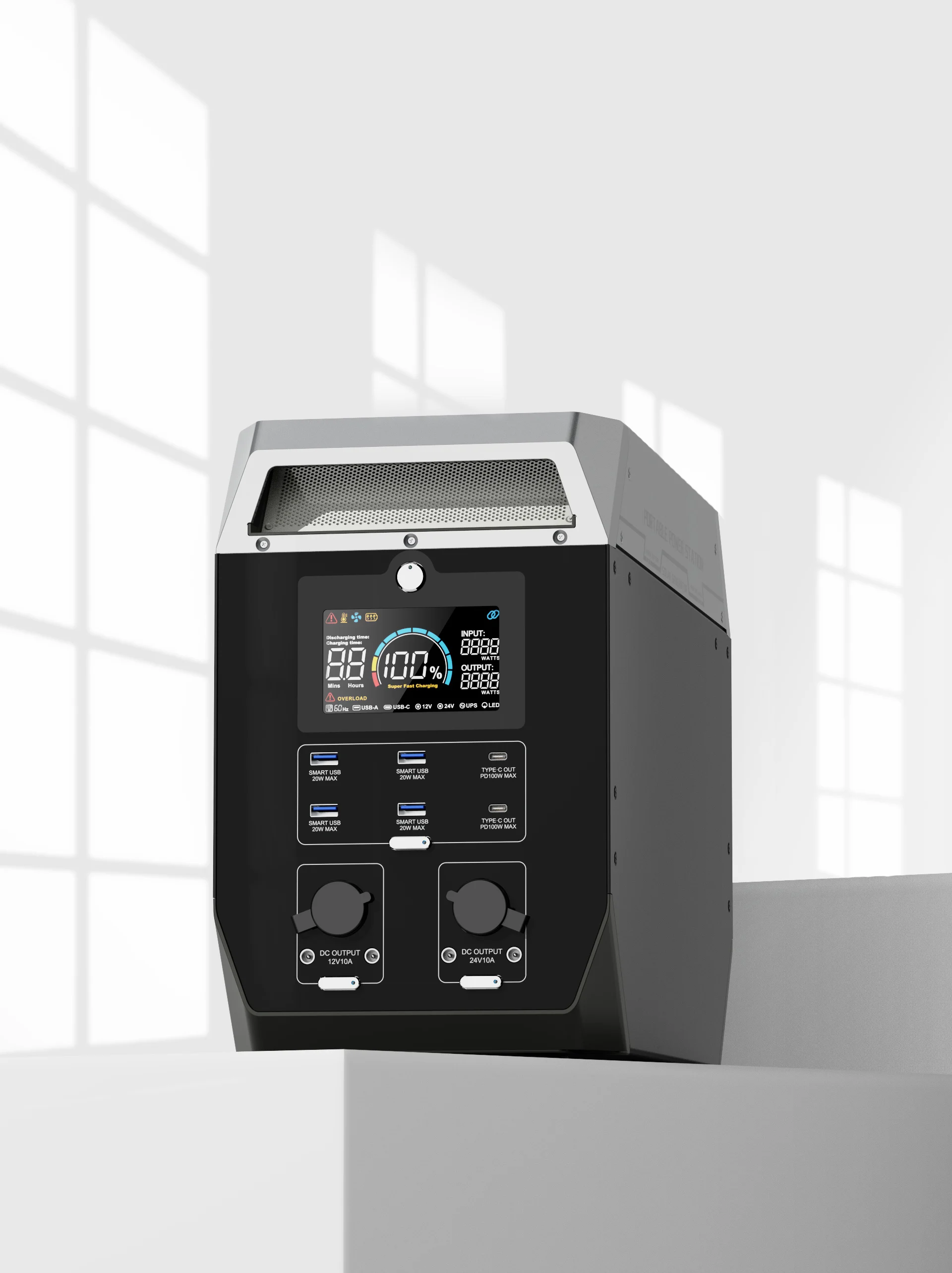 Solar Generator Powered Small Emergency Portable Battery 1000w 1500 Watts Charging Station And Power Station With Solar Panel