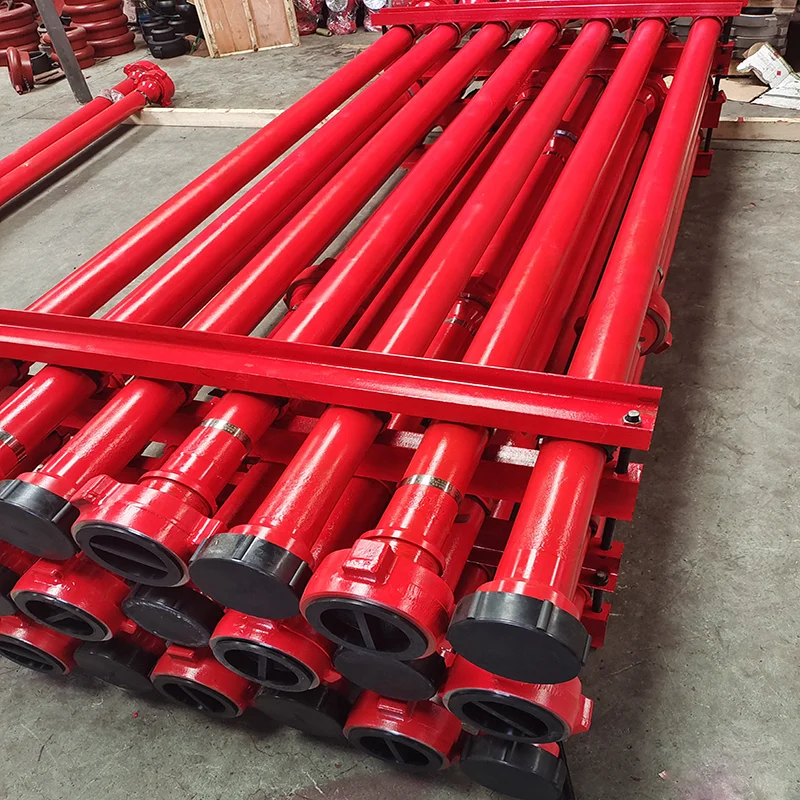 Petroleum ma-chinery parts 10,000 psi CWP Cementing integral Pup joints with FIG1502 hammer union high pressure straight pipe