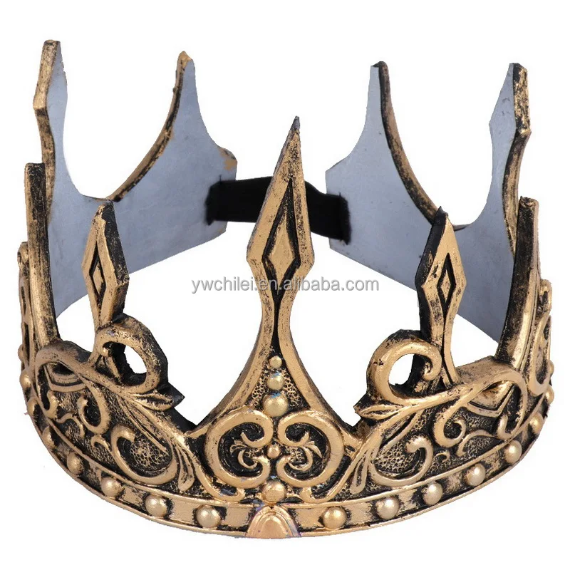 Adult Medieval King Antique Crown