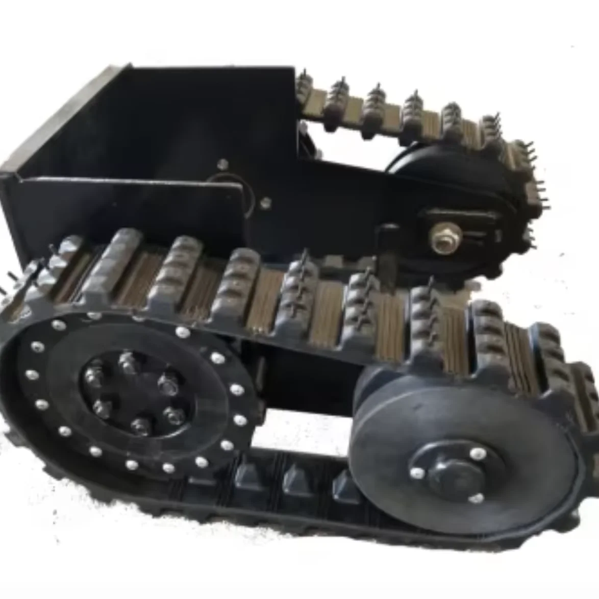 Rubber Track Chassis with Suspension Good Rubber Tracked Undercarriage Individual Track Chassis