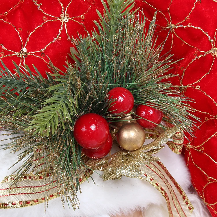 85CM Xmas Christmas Head hanging Santa Christmas Series Deluxe Santa Claus Santa Claus Head Ornament