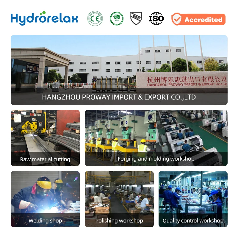 Hydrorelax supports the customization of various popular styles of shower door knob