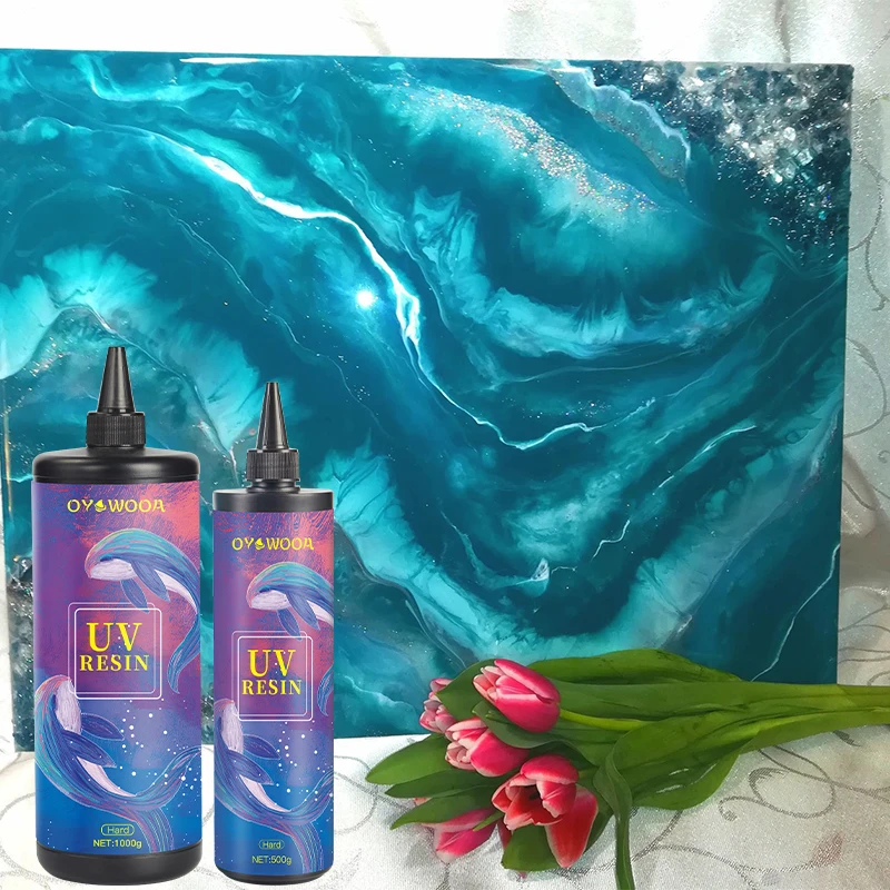 Free Sample High Transparency No Shrinkage Less Bubble UV Led Curing Resin