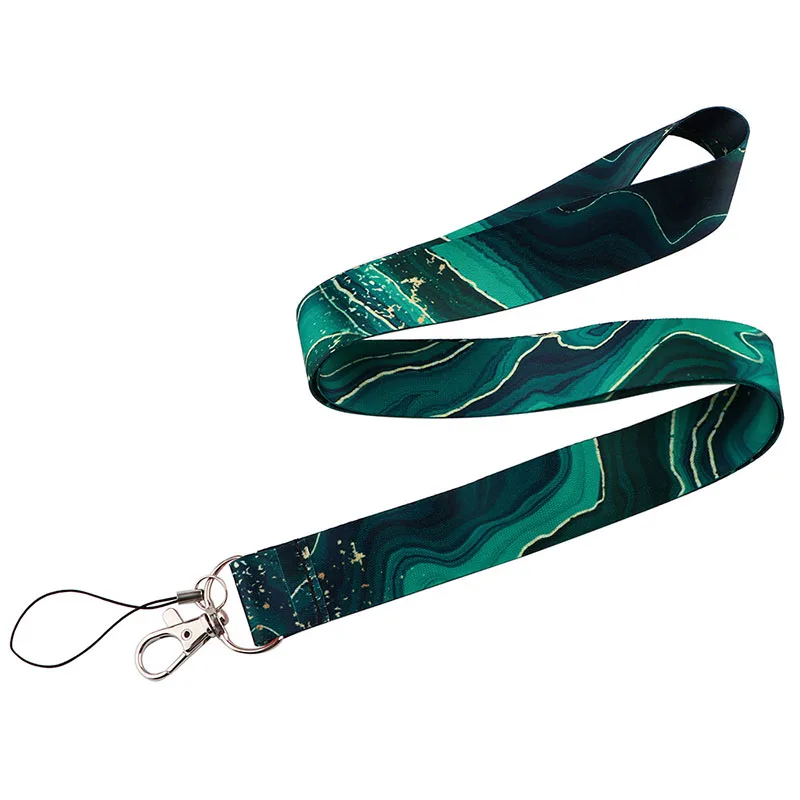 Whole sell full Color Printing Polyester Nylon Custom Logo DIY Printed  Keychain Fast delivery Fashion Lanyard