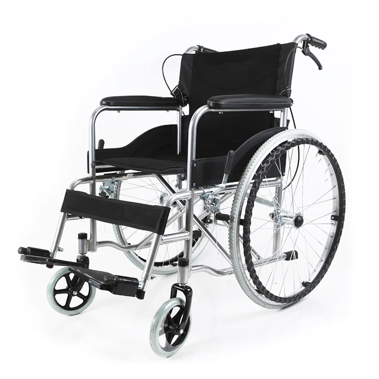 Solid Tire Wheelchair for Adults with Disabilities Manual Wheelchair Specifications for Elderly People Ideal for the Disabled