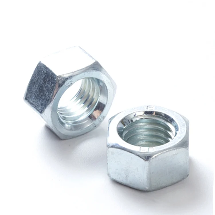 M4M5M6M8 8Grade China Hex Nut Sae Hex Coupling Nuts Galvanized Hex Nut DIN934