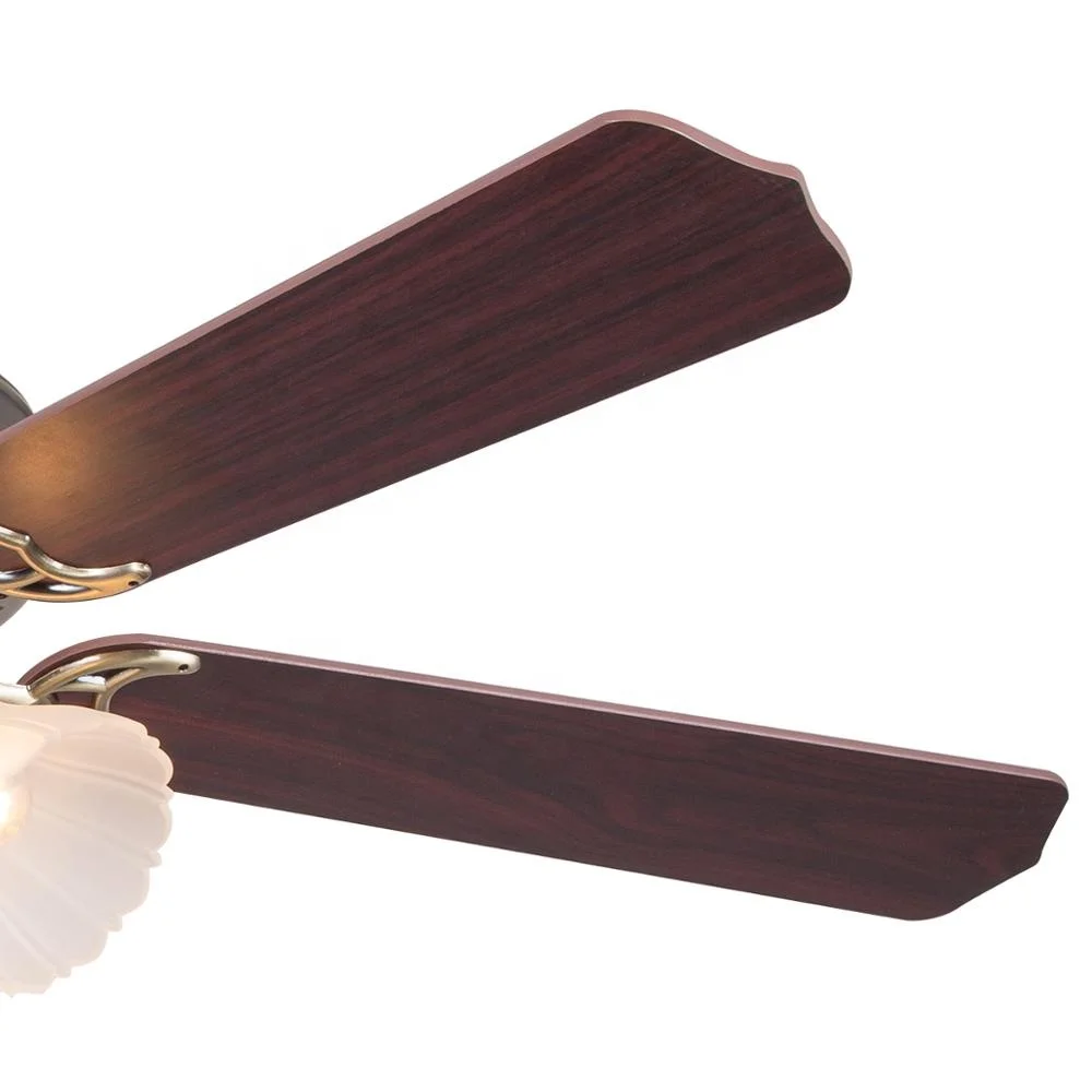 Custom logo ceiling fan with led light vintage ceiling fan