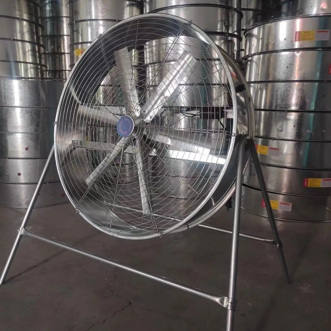 NEW Design Rolling Tilting Heavy Duty Cooling Air 32' 800mm 220V Industrial Blower Drum Fan