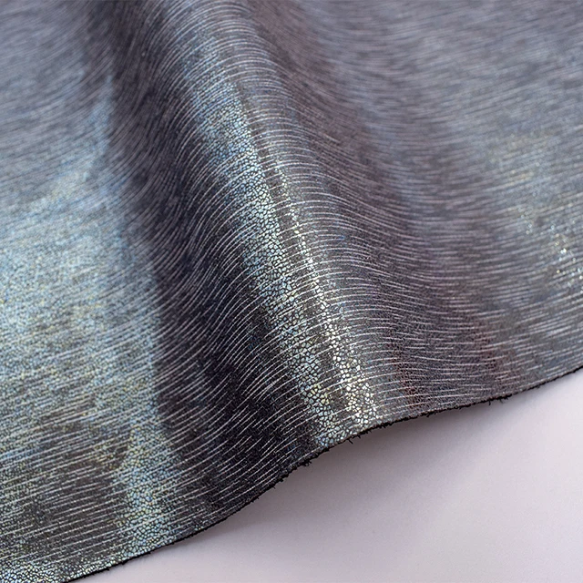 
Multi-style hot stamping holographic polyester microfiber fabric 