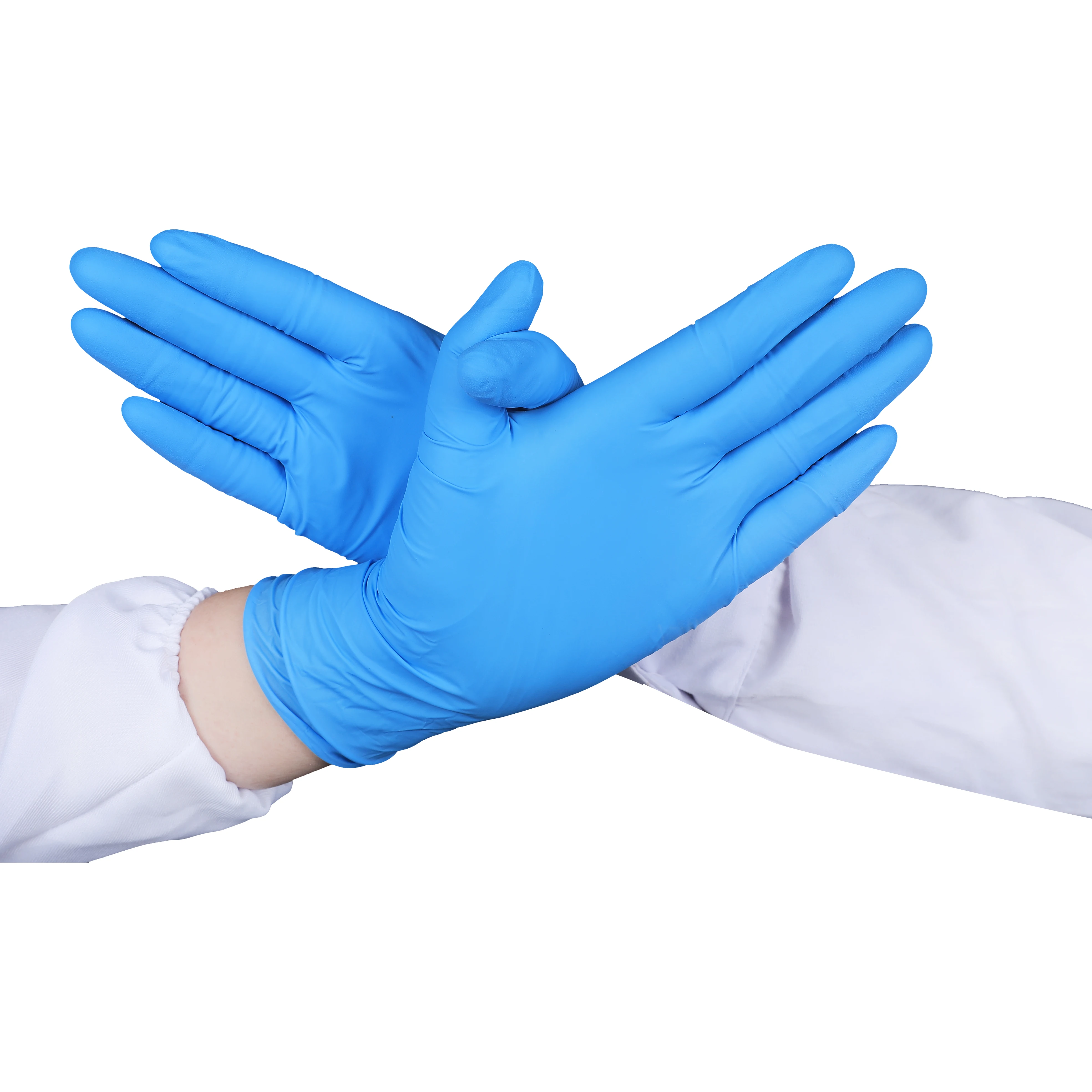 Medical Gloves Purism Disposable non powdered suppliers with ce certificate Cheap Nitrile Glove