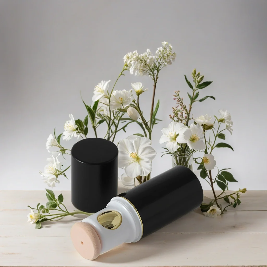 Hot Selling 30g Liquid Foundation Bottle Cosmetic Airless BB Cream Bottle With Sponge Applicator