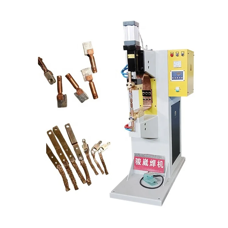 Digital carbon brushes capacitor discharge stored energy steel metal spot welding machine