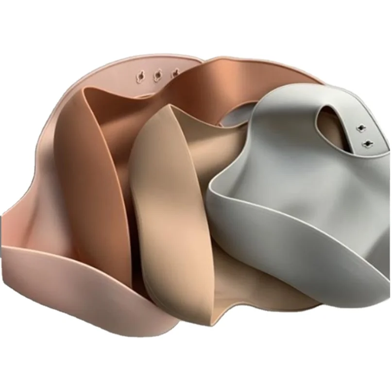 BPA FREE Silicone Waterproof Baby Soft Bibs Toddler Kids Adjustable Easy Clean Feeding Apron Saliva Bibs