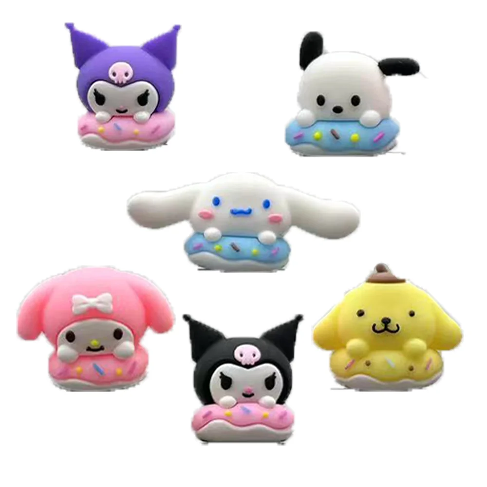 0 Cartoon 3D PVC Kuromi Mini Plastic Pen Toppers Waterproof Rubber Pen Head Topper Custom Promotional Jewelry Making Toys