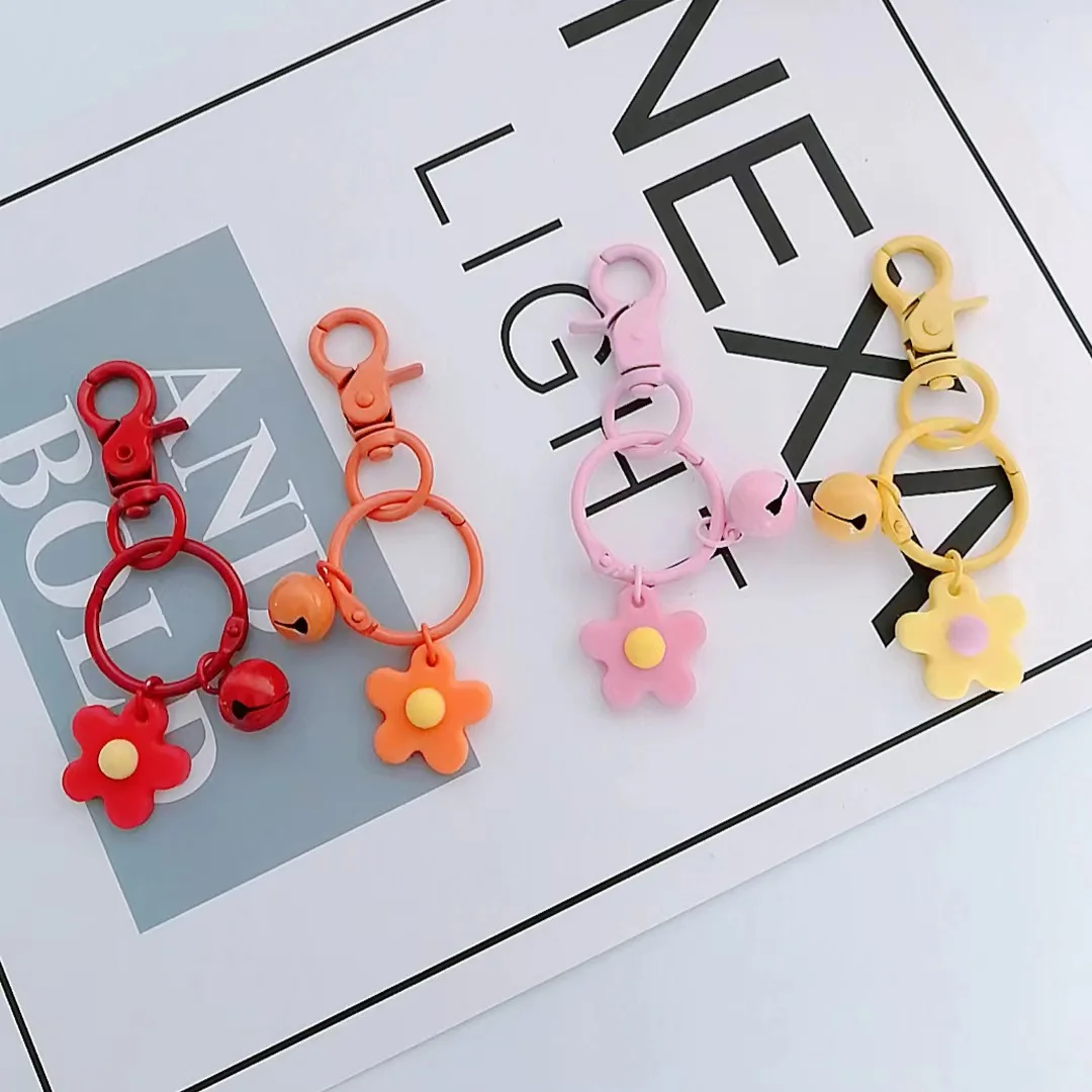 Trendy Popular Lobster Button Flower Key Chain Lanyard Cord String Strap Universal Mobile Charm Hook Cell Phone Charms Key Chain